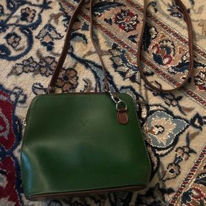 Genuine Italian Leather Crossbody Bag